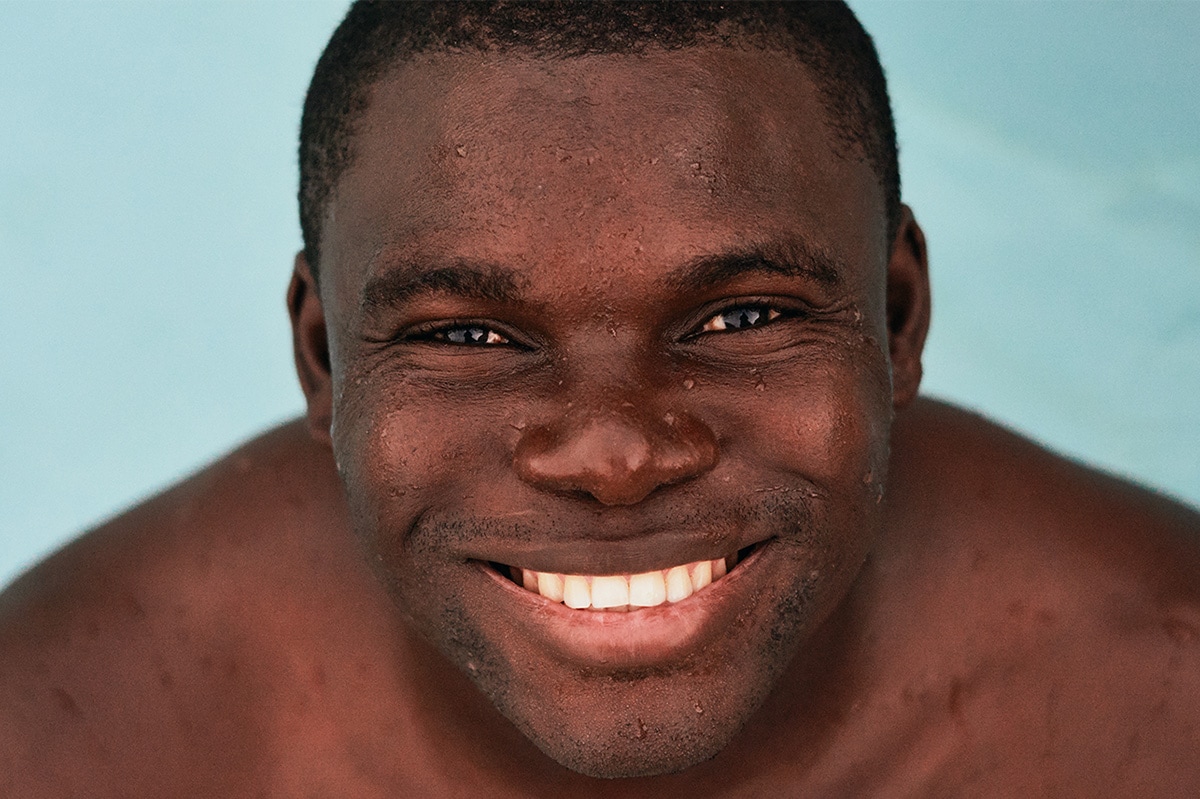 Handsome dude with great smile